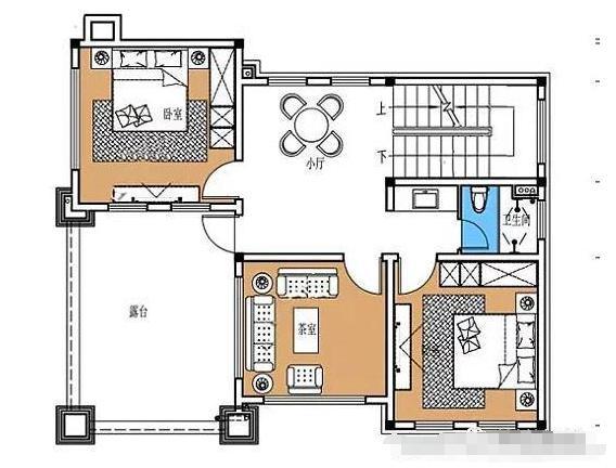 推薦兩款歐式三層結構的小別墅設計圖，建筑外觀造型非常氣派