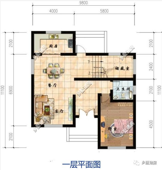 推薦兩款最經(jīng)濟實用的別墅設(shè)計圖，附裝修效果圖