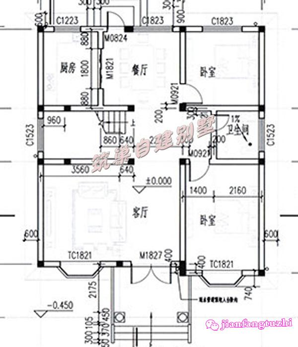 很受歡迎的9.9x12.9米新農(nóng)村三層帶露臺自建房設(shè)計施工圖，強烈推薦