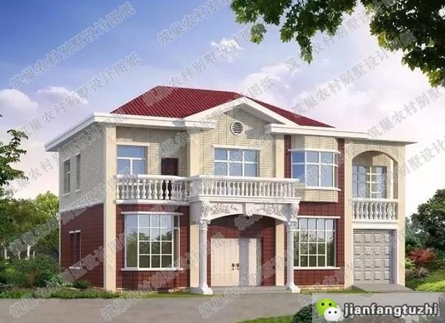 4套二層帶陽(yáng)光花房農(nóng)村自建別墅設(shè)計(jì)圖全套cad施工圖，打造創(chuàng)意私人小空間