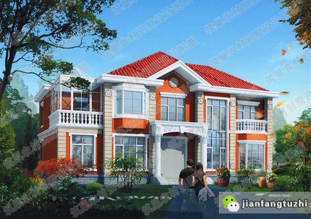 4套二層帶陽(yáng)光花房農(nóng)村自建別墅設(shè)計(jì)圖全套cad施工圖，打造創(chuàng)意私人小空間