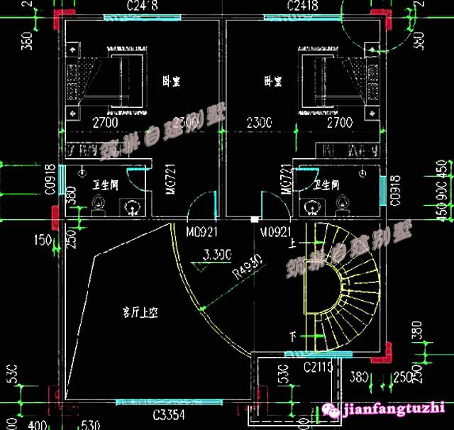 占地120平米簡(jiǎn)歐復(fù)式挑空客廳三層農(nóng)村別墅設(shè)計(jì)圖，你心動(dòng)了沒(méi)