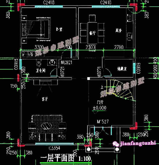 占地120平米簡(jiǎn)歐復(fù)式挑空客廳三層農(nóng)村別墅設(shè)計(jì)圖，你心動(dòng)了沒(méi)