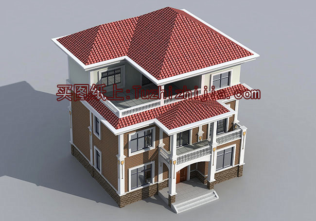 2層半農(nóng)村別墅房屋圖片大全，自建房設(shè)計(jì)圖精選