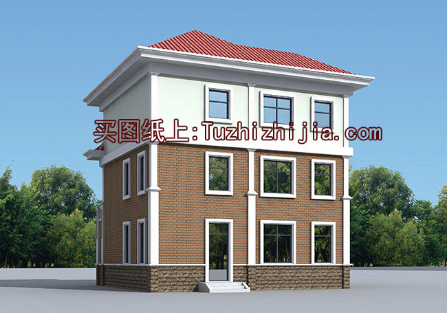 2層半農(nóng)村別墅房屋圖片大全，自建房設(shè)計(jì)圖精選