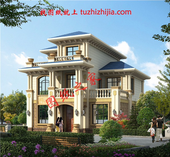 2層半農(nóng)村別墅房屋圖片大全，自建房設(shè)計(jì)圖精選