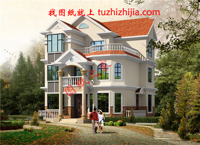 2層半農(nóng)村別墅房屋圖片大全，自建房設(shè)計(jì)圖精選