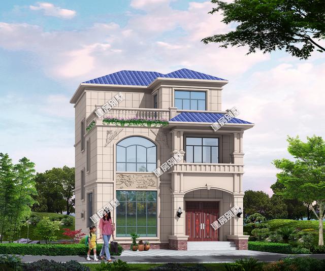 9.3x14.2米三層別墅設(shè)計(jì)圖，外觀簡(jiǎn)單有型，內(nèi)置布局很實(shí)用