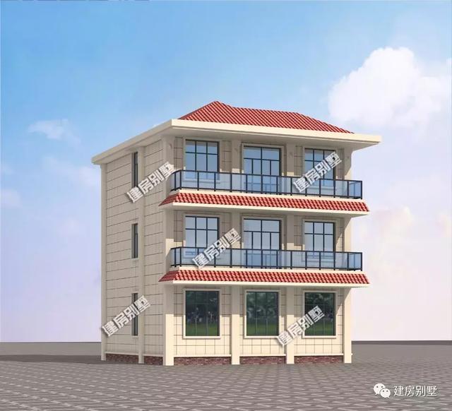 農(nóng)村別墅設(shè)計圖案例，10×13米，看著舒服住著也舒服