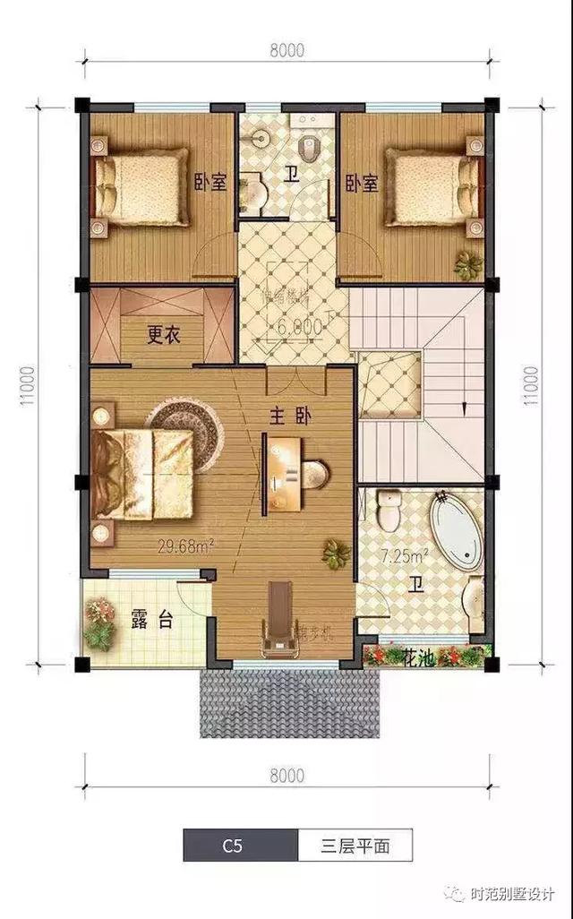 四層新中式別墅設(shè)計(jì)圖，布局實(shí)用性很強(qiáng)，非常受歡迎
