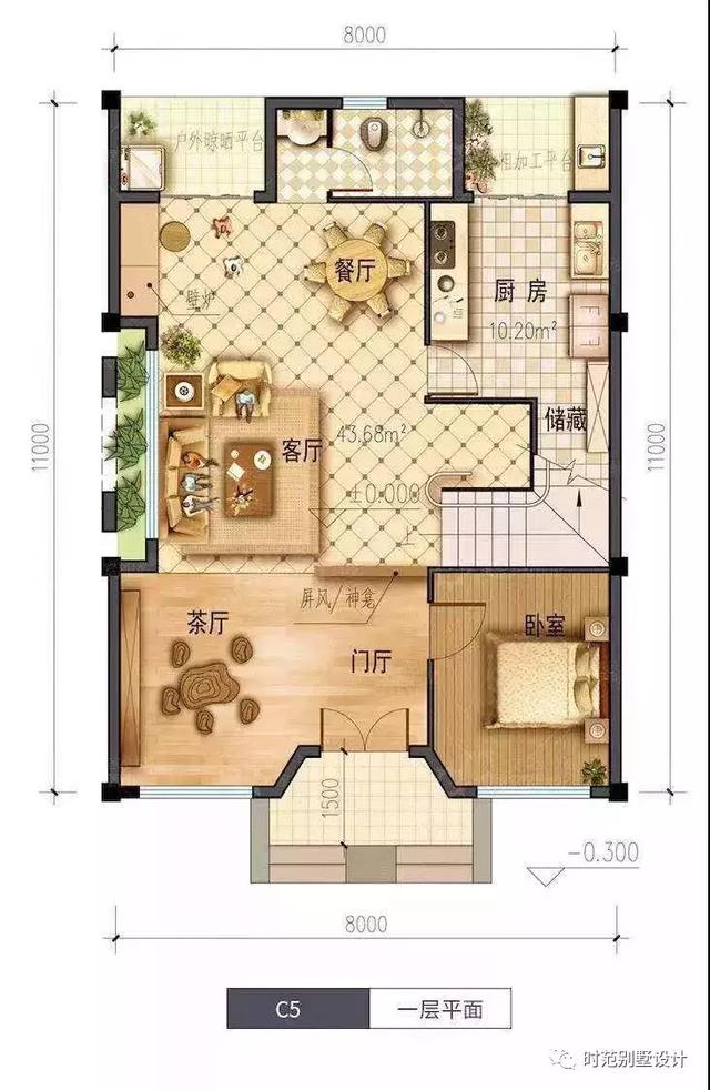 四層新中式別墅設(shè)計(jì)圖，布局實(shí)用性很強(qiáng)，非常受歡迎