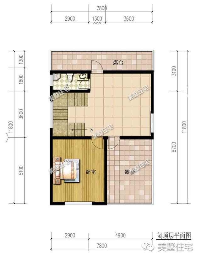 適合宅基地小面寬的別墅設(shè)計(jì)圖，外觀漂亮，室內(nèi)布局也十分合理