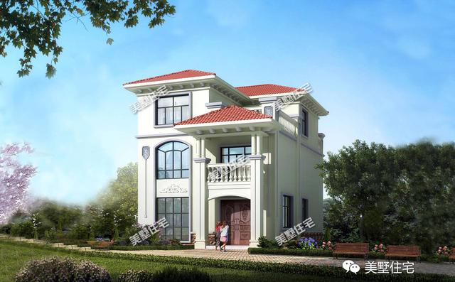 適合宅基地小面寬的別墅設(shè)計(jì)圖，外觀漂亮，室內(nèi)布局也十分合理