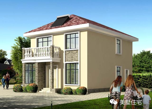 適合宅基地小面寬的別墅設(shè)計(jì)圖，外觀漂亮，室內(nèi)布局也十分合理