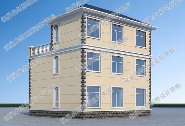 3款農(nóng)村三層自建房設(shè)計圖，每一款都是經(jīng)典戶型