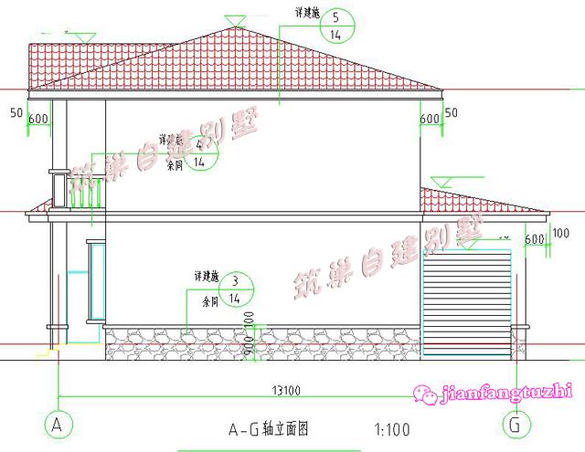 簡(jiǎn)約實(shí)用二層農(nóng)村自建別墅設(shè)計(jì)圖，大陽(yáng)臺(tái)+糧倉(cāng)+車庫(kù)+老人套房設(shè)計(jì)，超級(jí)實(shí)用