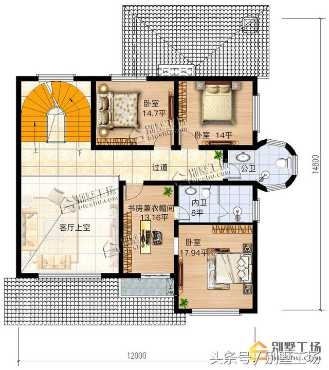 精選二層歐式城堡別墅設(shè)計(jì)圖，豪華+小清新，令你驚喜不斷