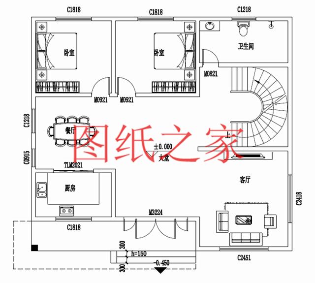 6款農(nóng)村二層別墅設(shè)計(jì)圖，占地130平米，造價(jià)只要20萬，經(jīng)濟(jì)實(shí)用