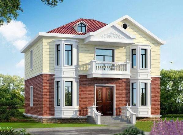 二層小戶型自建房，主體造價20萬，經(jīng)濟實用，接地氣的好戶型