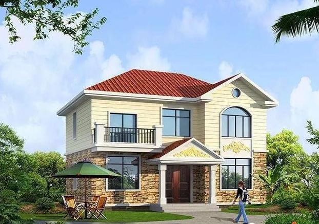 二層小戶型自建房，主體造價20萬，經(jīng)濟實用，接地氣的好戶型