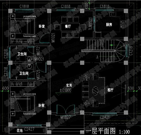 3款三層農(nóng)村自建房設(shè)計(jì)施工圖，采光充沛、通風(fēng)流暢，空間利用率高