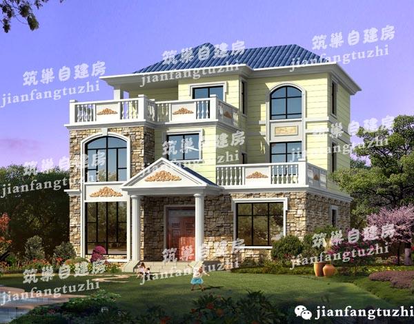 3款三層農(nóng)村自建房設(shè)計(jì)施工圖，采光充沛、通風(fēng)流暢，空間利用率高