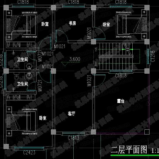 3款三層農(nóng)村自建房設(shè)計(jì)施工圖，采光充沛、通風(fēng)流暢，空間利用率高