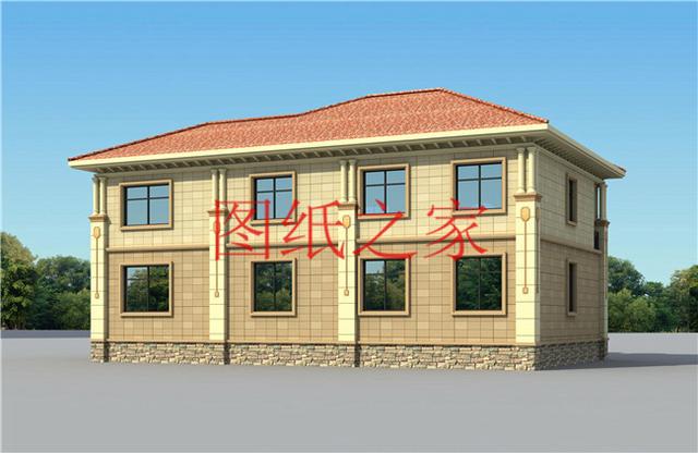 二層別墅設(shè)計(jì)圖，高端大氣上檔次，村里人都很羨慕