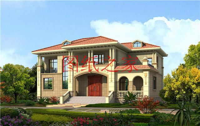 二層別墅設(shè)計(jì)圖，高端大氣上檔次，村里人都很羨慕