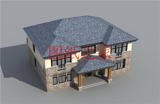 二層別墅設(shè)計(jì)圖，高端大氣上檔次，村里人都很羨慕