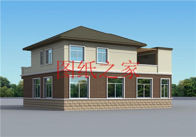 二層別墅設(shè)計(jì)圖，高端大氣上檔次，村里人都很羨慕