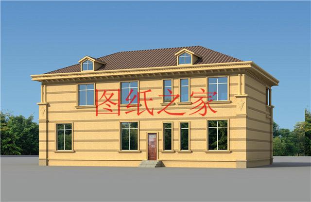 二層別墅設(shè)計(jì)圖，高端大氣上檔次，村里人都很羨慕