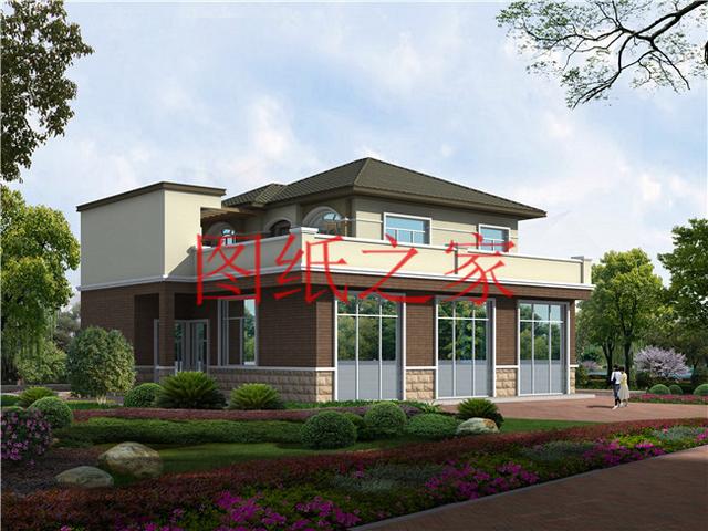 二層別墅設(shè)計(jì)圖，高端大氣上檔次，村里人都很羨慕