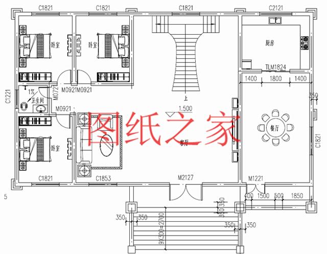 二層別墅設(shè)計(jì)圖，高端大氣上檔次，村里人都很羨慕
