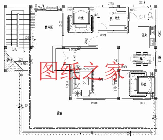 二層別墅設(shè)計(jì)圖，高端大氣上檔次，村里人都很羨慕