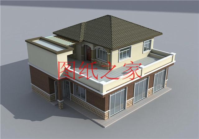 二層別墅設(shè)計(jì)圖，高端大氣上檔次，村里人都很羨慕