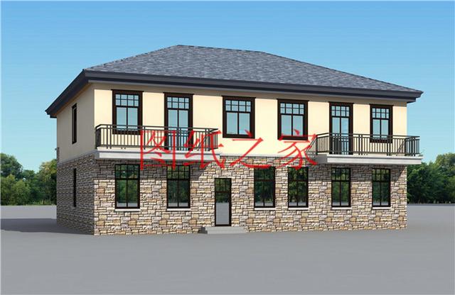 二層別墅設(shè)計(jì)圖，高端大氣上檔次，村里人都很羨慕