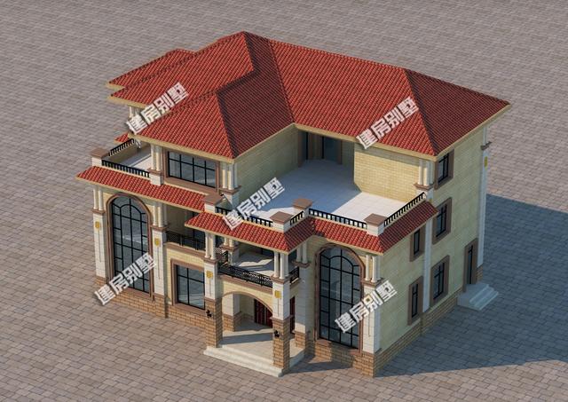 一房兩戶農(nóng)村別墅設(shè)計圖，兄弟同心為父母建最溫暖的家