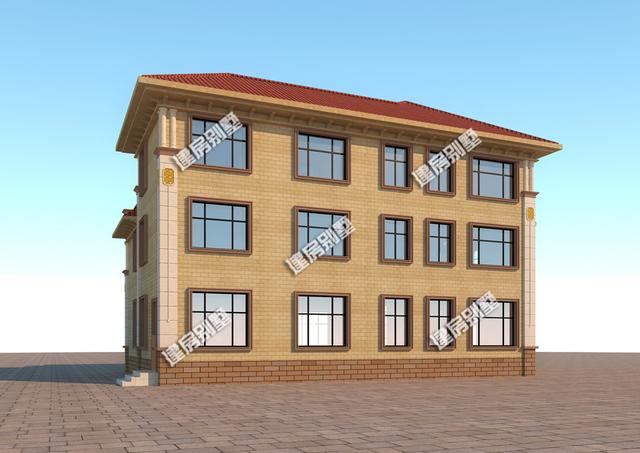 一房兩戶農(nóng)村別墅設(shè)計圖，兄弟同心為父母建最溫暖的家