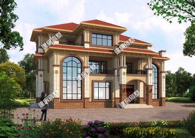 一房兩戶農(nóng)村別墅設(shè)計圖，兄弟同心為父母建最溫暖的家