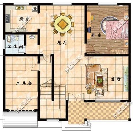 美觀又實(shí)用二層歐式別墅設(shè)計(jì)圖，獨(dú)領(lǐng)農(nóng)村風(fēng)采