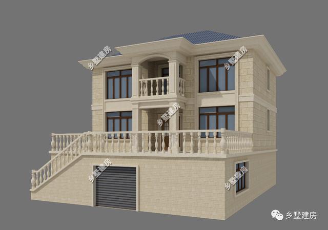 這款11X14米農(nóng)村別墅設(shè)計圖，外觀低調(diào)優(yōu)雅，不驕不奢，剛建好，全村都不淡定