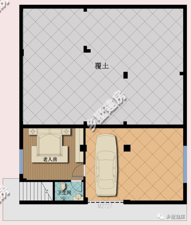 這款11X14米農(nóng)村別墅設(shè)計圖，外觀低調(diào)優(yōu)雅，不驕不奢，剛建好，全村都不淡定