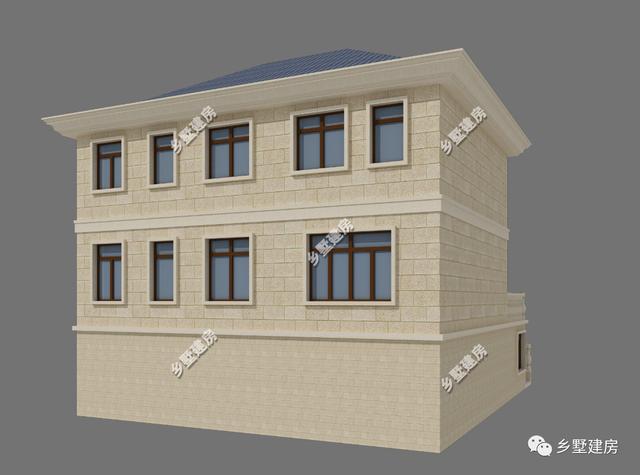 這款11X14米農(nóng)村別墅設(shè)計圖，外觀低調(diào)優(yōu)雅，不驕不奢，剛建好，全村都不淡定