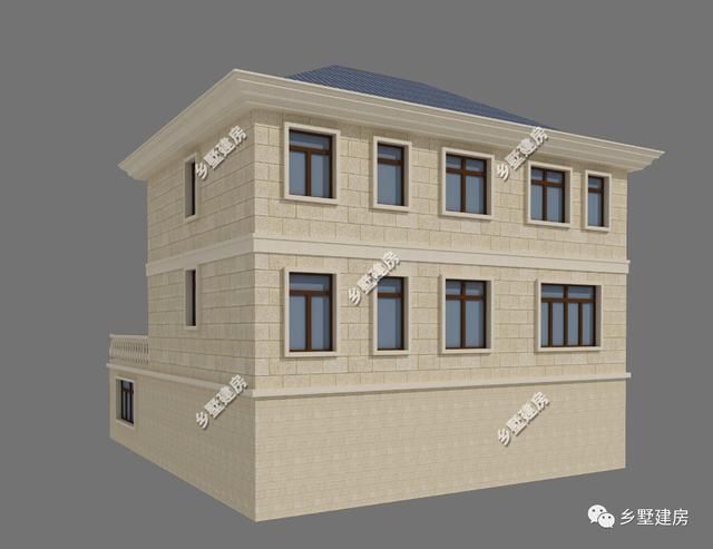 這款11X14米農(nóng)村別墅設(shè)計圖，外觀低調(diào)優(yōu)雅，不驕不奢，剛建好，全村都不淡定