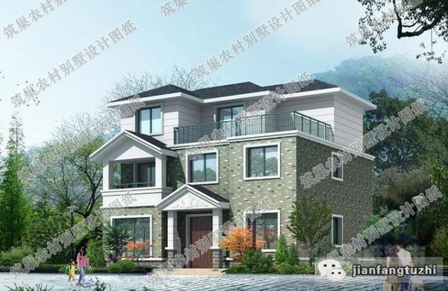 5款25萬帶堂屋自建房設(shè)計施工圖，隨便挑隨便選