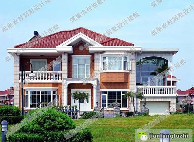 5款25萬帶堂屋自建房設(shè)計施工圖，隨便挑隨便選