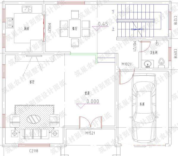 5款25萬帶堂屋自建房設(shè)計施工圖，隨便挑隨便選