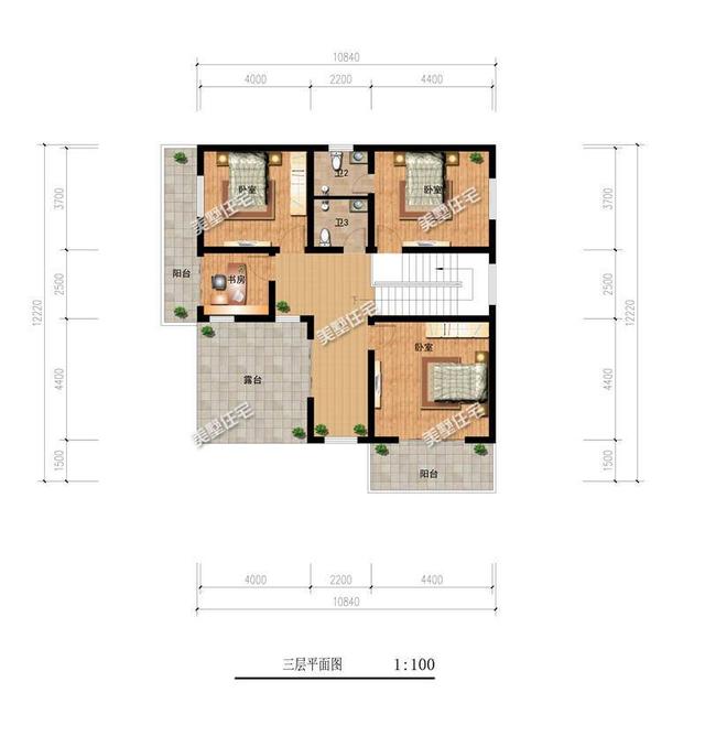 這3套農(nóng)村別墅設(shè)計戶型送給你，好看與實用兼得