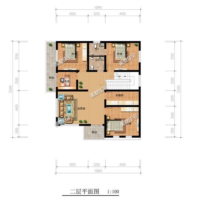 這3套農(nóng)村別墅設(shè)計戶型送給你，好看與實用兼得